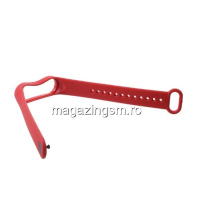 Husa Tip Curea Ceas Xiaomi Mi Band 3 TPU Rosie