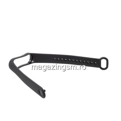 Husa Tip Curea Ceas Xiaomi Mi Smart Band 4 / Mi Band 3 Neagra