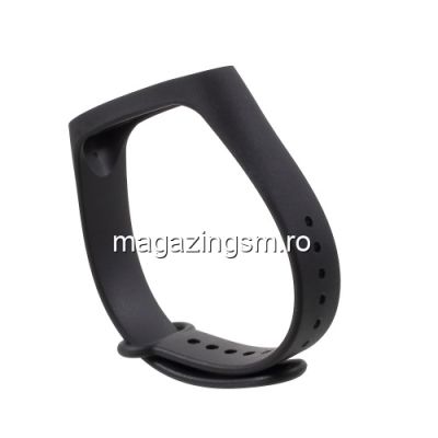 Husa Tip Curea Ceas Xiaomi Mi Smart Band 4 / Mi Band 3 Neagra