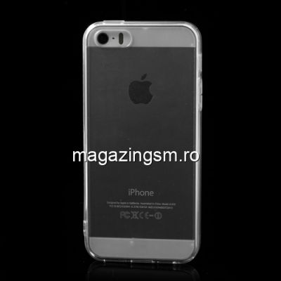 Husa Transparenta iPhone 5s 5 Tpu Cu Spate Crystal PC