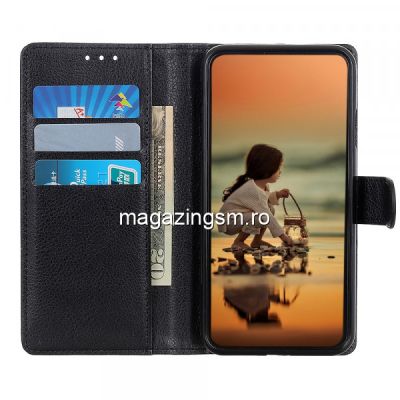 Husa ZTE Blade A3 2020 Flip Cu Stand Neagra