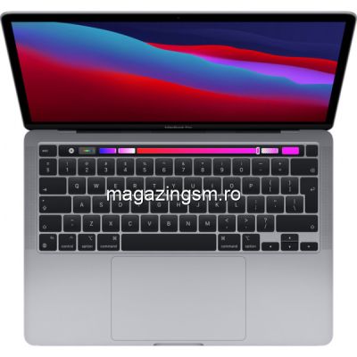 Laptop Apple MacBook Pro 13Inch, procesor Apple M1 8-core, 256GB, 8GB RAM - Space Grey