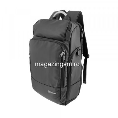 Rucsac laptop Tellur Business L cu port USB 17,3 Negru