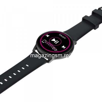 Smartwatch Xiaomi IMILAB KW66, ecran curbat 3D, Negru