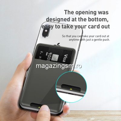Suport Carduri Pentru Telefoane BASEUS Gri