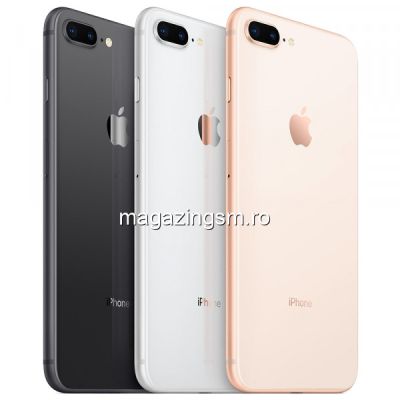 Telefon Mobil Apple iPhone 8 Plus 64GB Silver Reconditionat Premium Grade