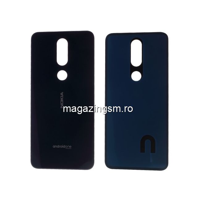 Capac Nokia 7,1 Spate Baterie Negru