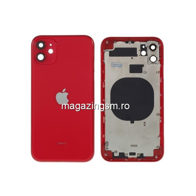 Carcasa Completa Spate iPhone 11 Rosie