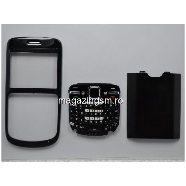 Carcasa Nokia C3 cu Tastatura Neagra