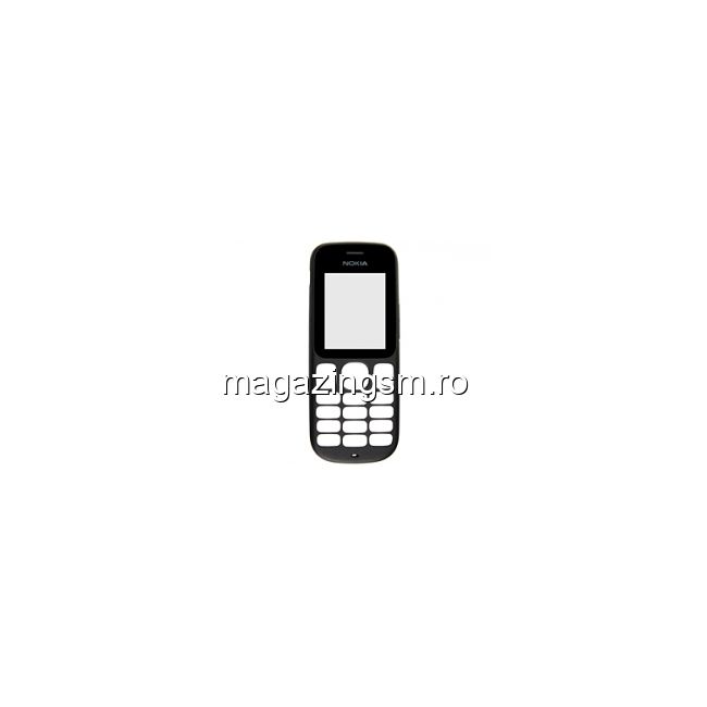 Carcasa Fata Nokia 101 Originala Neagra