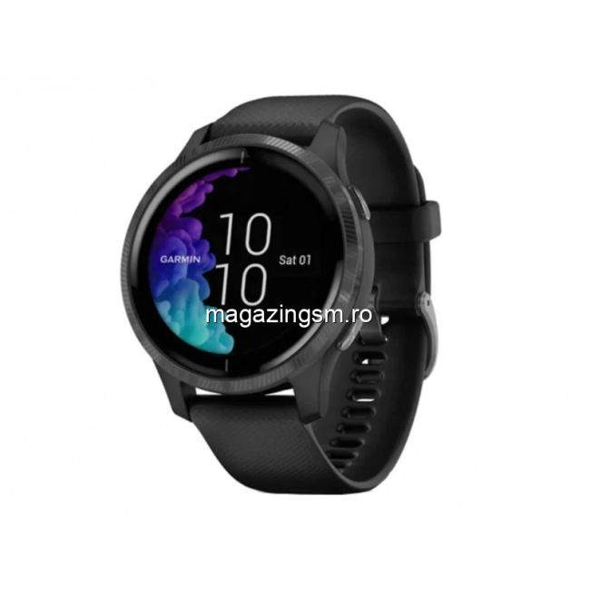 Ceas smartwatch Garmin Venu, Black/Slate