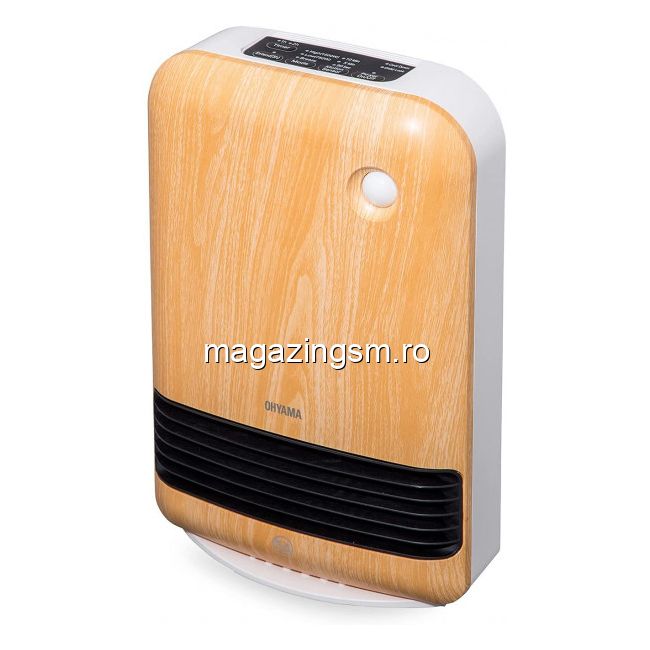 Convector Ohyama Ceramic Fan Heater JCH-15TD4, 1500 W. 3 Moduri de incalzire, Light Wood