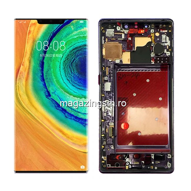 Display Huawei Mate 30 Pro OLED Cu Rama Negru SWAP