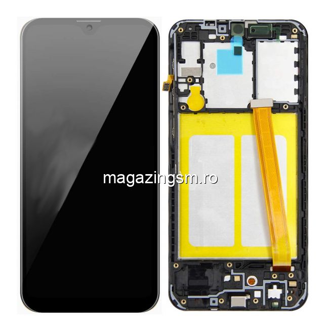 Display Samsung Galaxy A10e Cu Rama Compatibil Negru