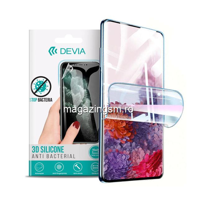 Folie Motorola Moto G71 Devia Silicon Antibacterian