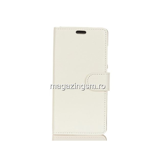 Husa Asus Zenfone Live L1 ZA550KL Flip Cu Stand Alba