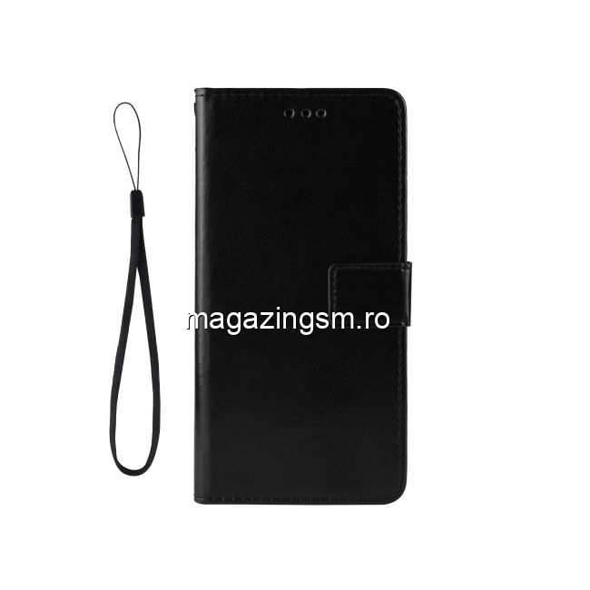 Husa Google Pixel 4A 5G Flip Cu Stand Neagra