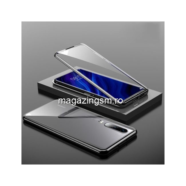 Husa Huawei P30 Acoperire Completa 360 De Grade Neagra