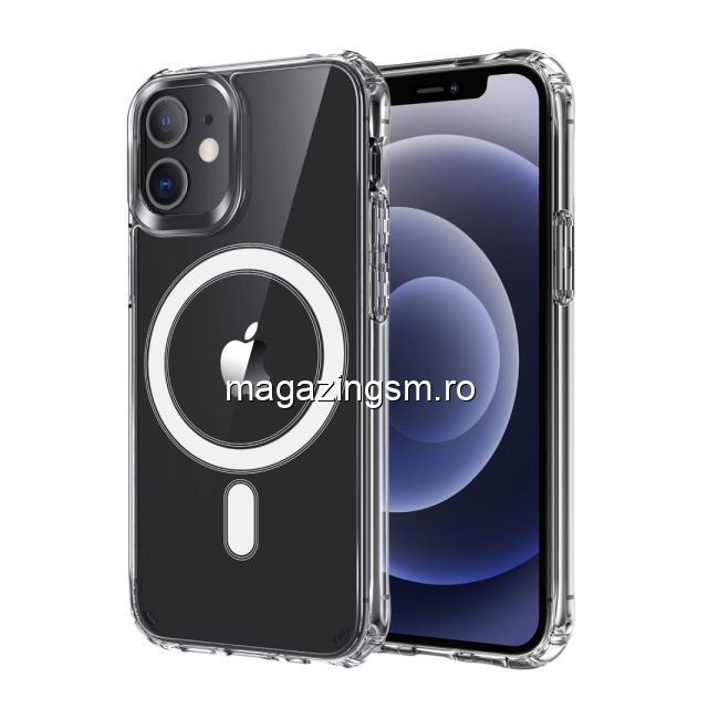 Husa iPhone 12 Mini Dura Mag Safe Transparenta