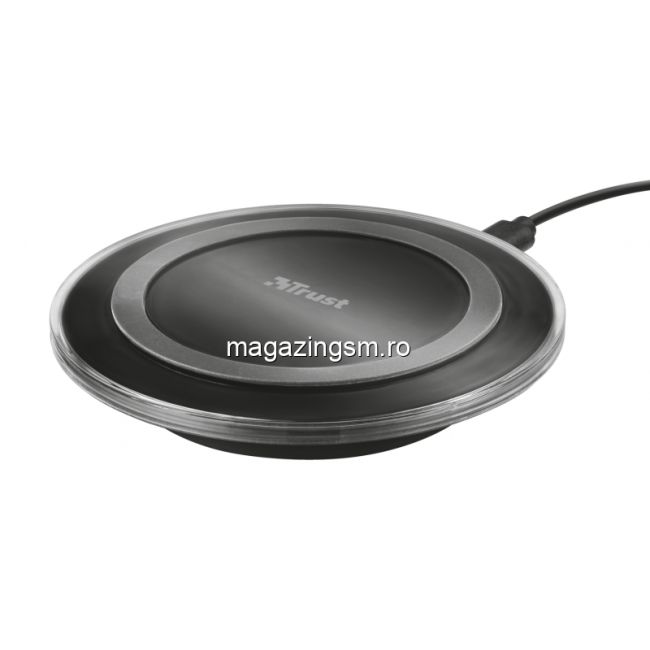Incarcator wireless Trust Yudo 5W QI, Gray