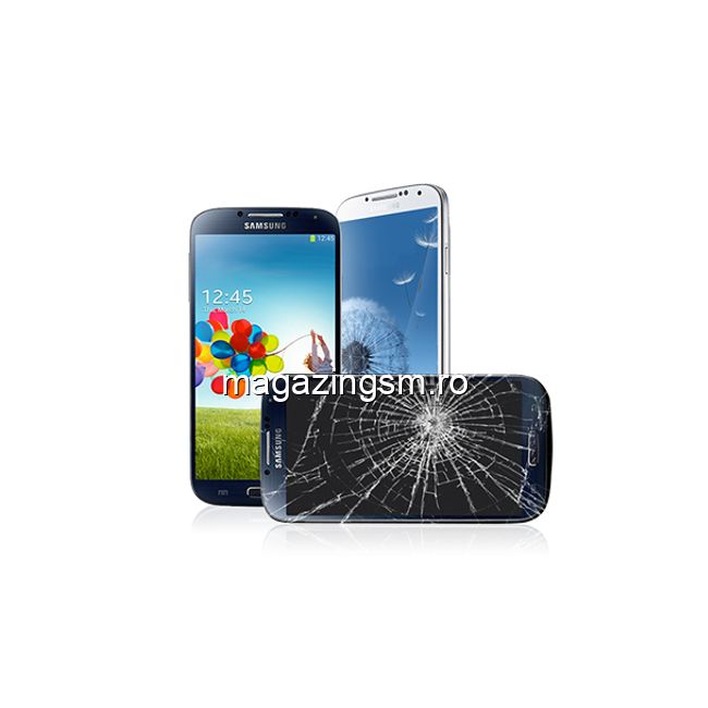 Inlocuire Geam Sticla Samsung I9500 Galaxy S4 Alb