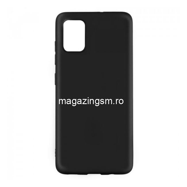 Lemontti Husa Silicon Silky Samsung Galaxy A51 4G Negru
