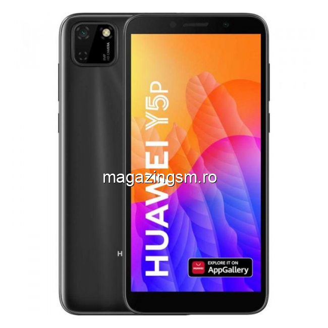 Telefon mobil Huawei Y5P, Dual SIM, 32GB, 4G, Midnight Black